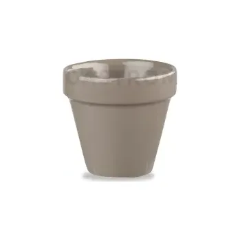 Nádoba na med Porcelánová nádoba - květináč 57 ml, šedá | CHURCHILL, Bit On The Side