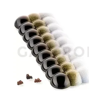 Čokoládová tyčinka Tritanová forma na čokoládové tabulky - bublinky, 4 ks x 156x61x14 mm - Bolla-T | SILIKOMART, Chocado