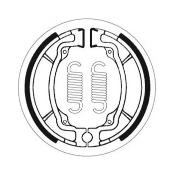 Brzda pro motocykl Přední brzdové destičky SBS Suzuki RM 100 1979 - 1981