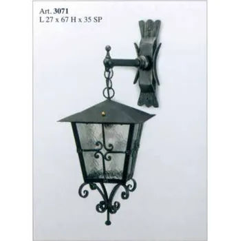 Venkovní osvětlení Kovaná lucerna model 3071