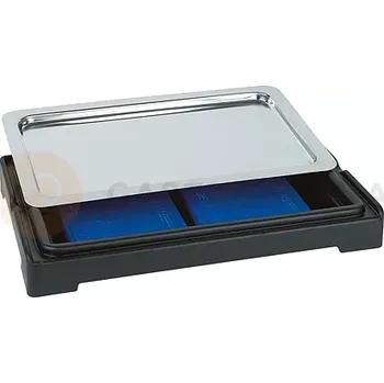 Chladící vitrína GN 1/1 na plastovém podstavci 565x350x65 mm, černý | APS, Top Fresh