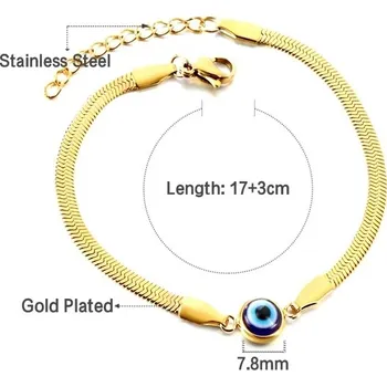 Náramek Elegantní dámský náramek z chirurgické oceli - 520 kg