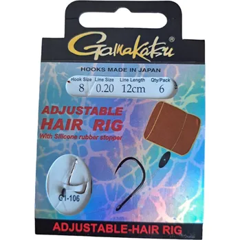 Rybářský háček GAMAKATSU® Návazec se zarážkou 6ks