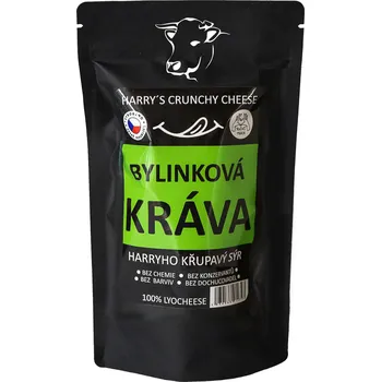 Křupavý sýr Bylinková kráva 50g (Sušený křupavý sýr Bylinková kráva 50g lyofilizovaný)