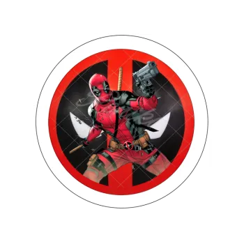 Jedlá dekorace na dort DEADPOOL míří, VARIANTA Jedlý papír 713