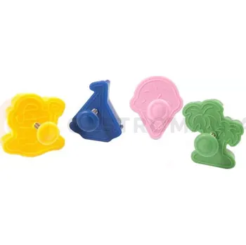 Výroba svíčky Sada 4 vykrajovátek - CUTTER SUMMER, 47x47x18 mm | SILIKOMART, Baby Cutter