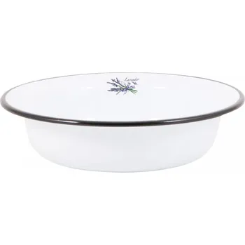 Olymp Levandule, smaltovaná miska 26 cm, výška 6,5 cm, 2 l
