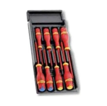 Šroubovák FACOM Modul s 8 izolovanými 1000V VDE šroubováky PROTWIST Pl/Ph/Pz MOD.A1VE