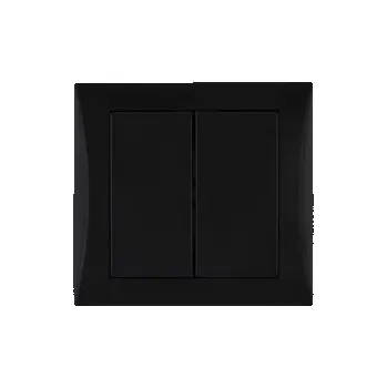 vypínač spínač č.5 ELEGANT - antracit.černá, komplet