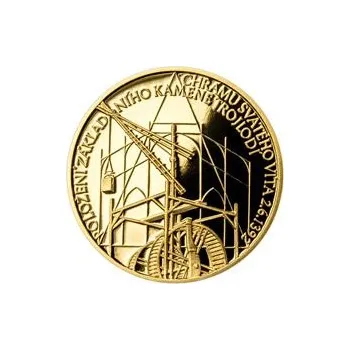 Volný čas Položení zakladního kamene ke stavbě trojlodí Chrámu sv. Víta - 625. výročí zlato b.k.