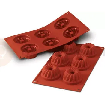 Kuchyňská sůl Silikonová forma SF209 GUGELHOPF muffiny 75x40 mm | SILIKOMART, Classic