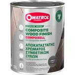 OWATROL COMPOXELL - oživovač kompozitního dřeva, odstín Hnědá, balení 2,5 l