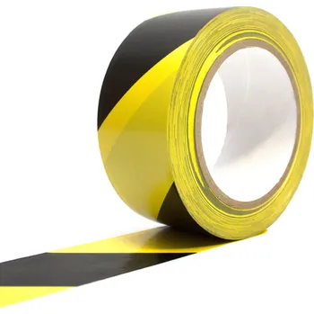 Výstražná páska Žlutočerná vyznačovací páska 50 mm x 33 m - Žlutočerná