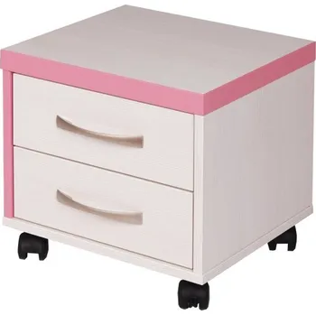 Zásuvkový kontejner Kontejner ELIOT C052 růžová, zelená, creme