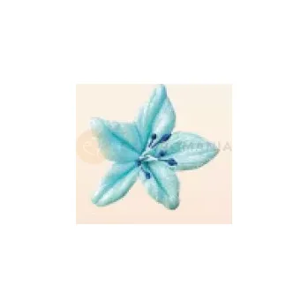 Výroba svíčky Cukrový květ hvězdný prach 4 cm, modrý, sada 5 ks. | MAGMART, 041