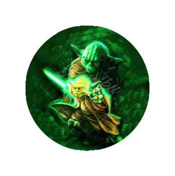 Jedlá dekorace na dort YODA, VARIANTA Jedlý papír 968