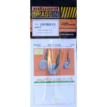 Plastikový model BRASSIN 1/48 MiG-15 wheels (BRONCO/H.2000)