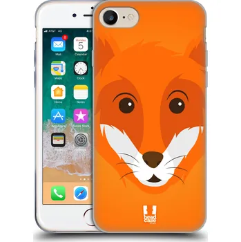 Pouzdro na mobilní telefon HEAD CASE silikonový obal na mobil Apple Iphone 7 vzor Cartoon Karikatura barevná kreslená zvířátka liška (Pouzdro gelové HEAD CASE na mobil Apple Iphone 7 vzor Cartoon Karikatura barevná kreslená zvířátka liška)