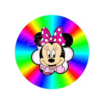 Jedlá dekorace na dort MINNIE, VARIANTA Jedlý papír 859