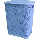 MEGA PLAST Mega Plast, Koš na prádlo MONAKO, 57 x 45 x 38 cm, světle modrý
