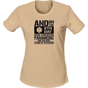 Dámské tričko Dámské funkční tričko PARAMEDIC 8th day - písková