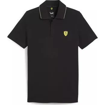 Pánské tričko FERRARI polo triko PUMA Race black - M