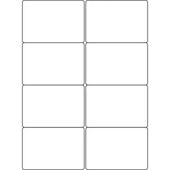 Speciální papír Etikety PRINT 99,1x67,7 mm bílé pololesklé 250 g/m2 (50xA4)