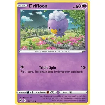 Společenská hra Pokémon karta Drifloon 063/189