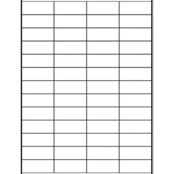 Speciální papír etikety 52,5x21,2 mm, 5200 ks