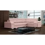 FALCO Sedací souprava Alvares rohová rozkládací starorůžová