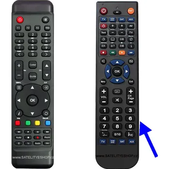 Octagon SF4008 dálkový ovladač náhradní