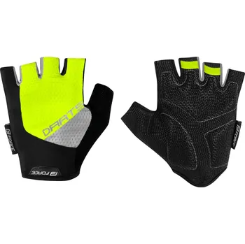 Cyklistické rukavice FORCE rukavice F DARTS gel bez zapínání,fluo-šedé Velikost: L + Výměna dárku do konce ledna 2026