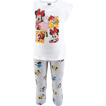 Dívčí pyžamo Dívčí pyžamo DISNEY MINNIE FOR FUN bílé Velikost: 128