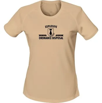 Dámské tričko Dámské funkční triko CZECH EOD Initial success or total failure - písková