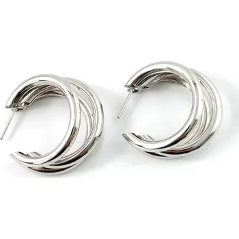 Náušnice Lesklé náušnice v moderním stylu - 14