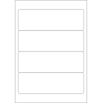Speciální papír Etikety PRINT 192x61 mm bílé lesklé pro inkoustový tisk (50xA4)