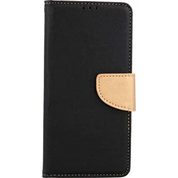 Pouzdro na mobilní telefon Pouzdro Samsung A23 5G knížkové černo-zlaté (kryt neboli obal na Samsung A23 5G)