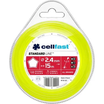Cellfast Žací lanko hvězda STANDARD 2,4mm x 15m