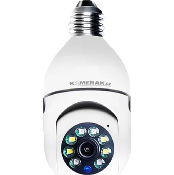 Otočná P2P kamera XM-Q01 3Mpx app ICSee do objímky E27