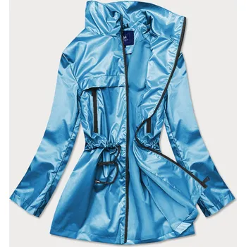 Světle modrá tenká dámská bunda se stojáčkem (AG5-017) odstíny modré S (36)