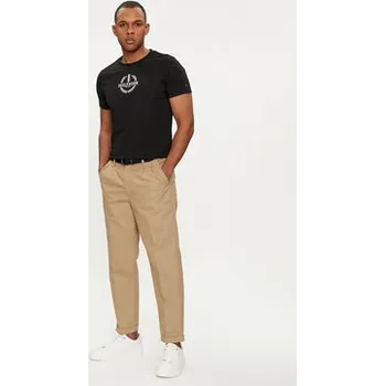 Pánské tričko Tommy Hilfiger T-Shirt Global Stripe MW0MW34388 Černá Regular Fit M