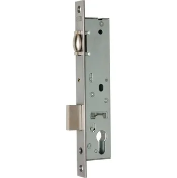 zadlabací zámek Nemef 9680/45, válečkový, P/L mechanický zadlabací zámek s válečkovou střelkou, jednozápadový