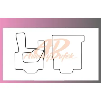 autokoberec autokoberce DAF XF 105-textilní-pár