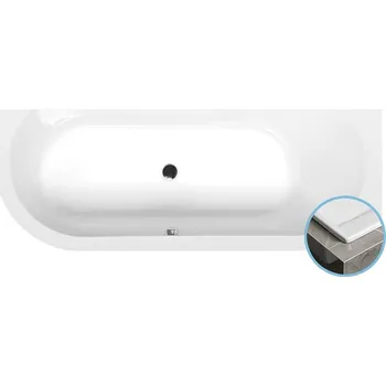 Vana ASTRA R SLIM asymetrická vana 165x80x48cm, bílá
