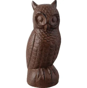 Zahradní dekorace Sova, litina, V (DOPRODEJ)|Esschert Design