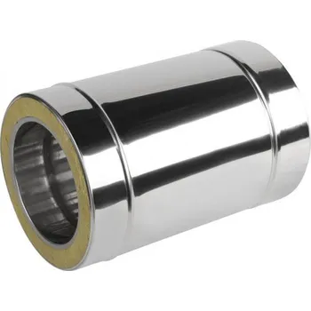 Kouřovod Komínová roura nerezová dvouplášťová 330(mm) 150/220