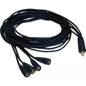 Rozdělovací kabely, 2-4 vývodový, průměr 10 mm, různá délka - Dawell Délka: 4 m, Varianta: 4 vývodový