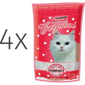 Podestýlka pro kočku Super Benek Crystal Compact silikonová podestýlka 4x7,6l