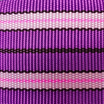 Popruh fialové pruhy 6 cm šíře Český výrobce