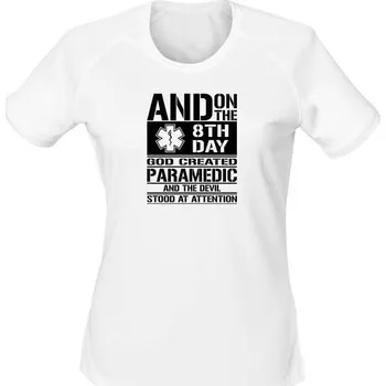 Dámské tričko Dámské funkční tričko PARAMEDIC 8th day - bílá